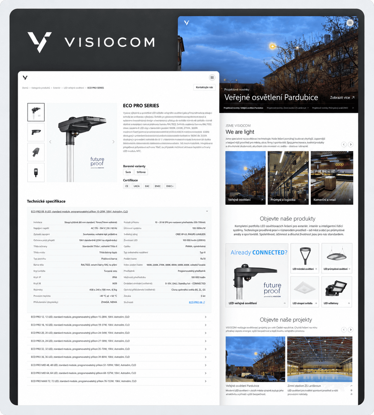 Visiocom – B2B katalog LED osvětlení